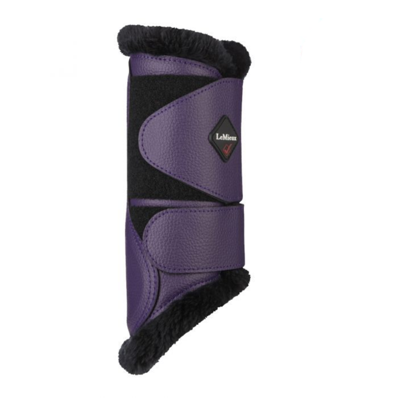 LeMieux Fleece Lined Boots - Blackcurrant-1